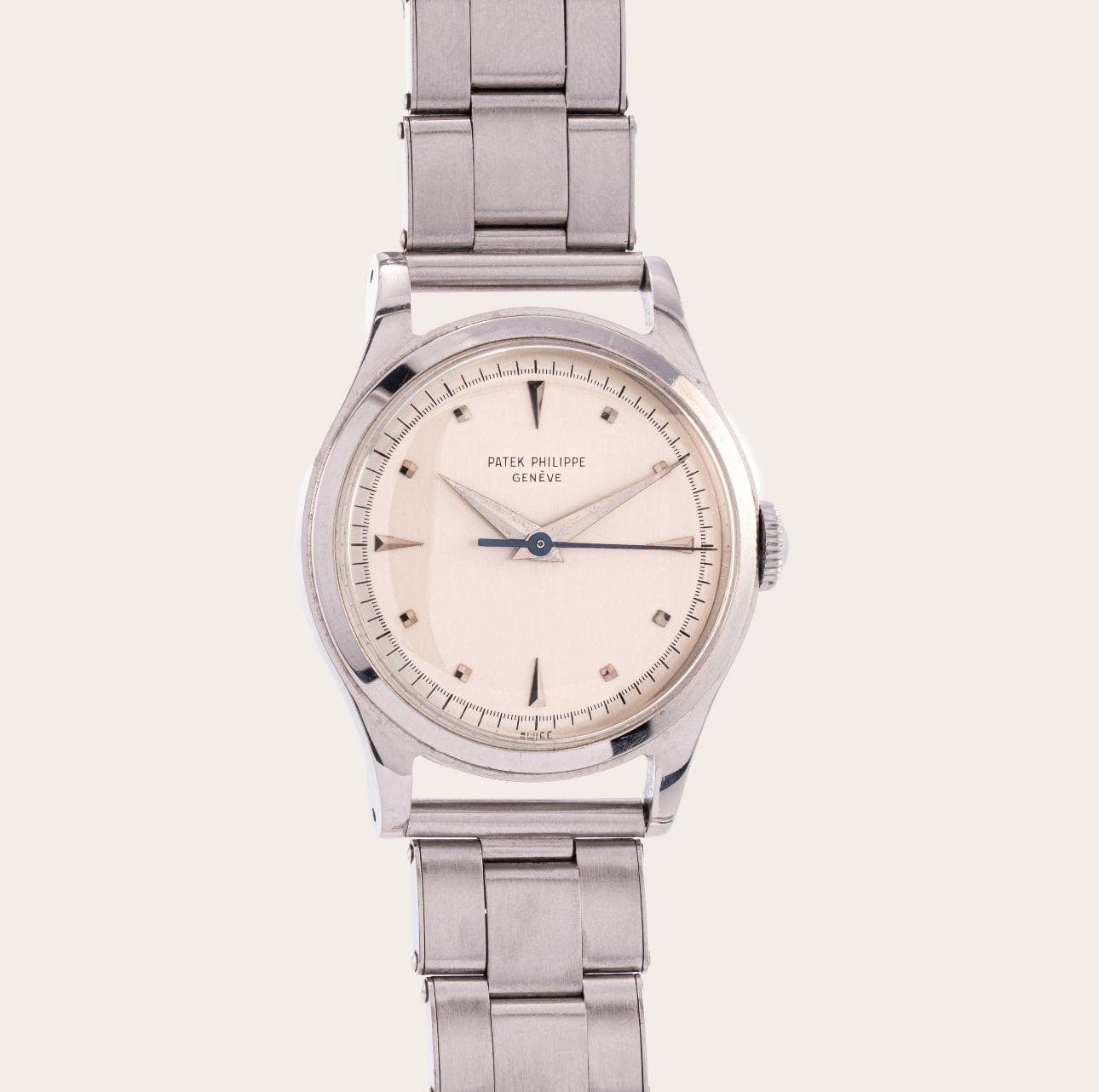 Patek Philippe referenza 2508 in acciaio inossidabile con quadrante Geometric
